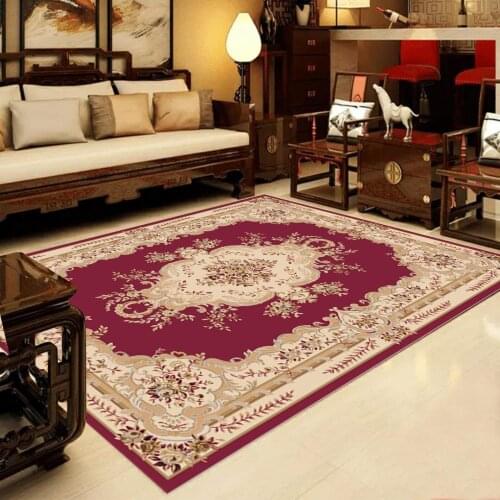 Hot Sale Washable Large Size 2000x3000mm Classical Soft Carpet Home Living Room Customizable Polyester Carpet For Bedroom Parlor
