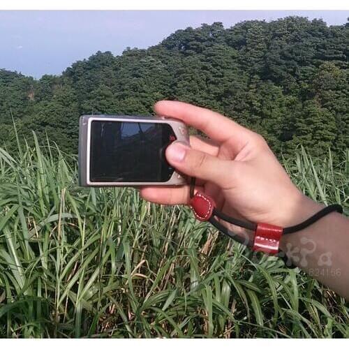 Camera Wrist Hand Strap Leather Soft Wrist Camera accessories for V1 J2 J3 G12 G15 G16 GF5 X10 X100 X100s