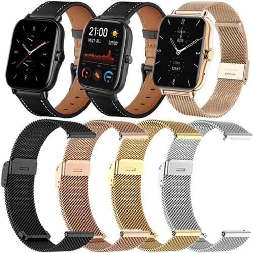 Milanese Metal Strap For Colmi P8 Se Plus Pro P9 P10 P12 V31 V11 V23 Land Terra Bracelet Wristband Leather Band 20mm Universal