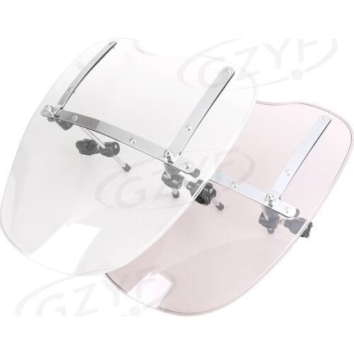 17" Motorcycle Windscreen Windshield for Harley Davidson Road King Softail Dyna Fatboy
