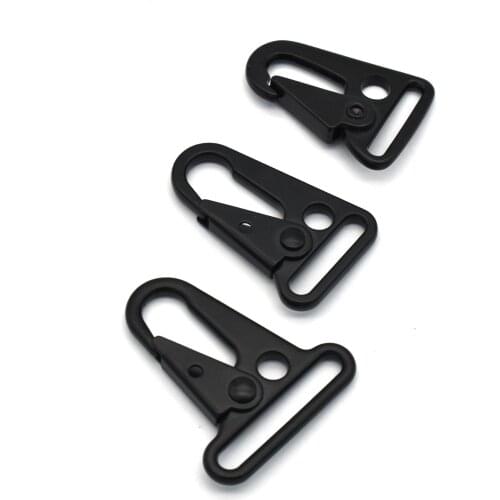 Metal Matte Sling HK Buckle Hook Buckle Lobster Buckle Sling Clip Spring Door Quick Carabiner Olecranon Hook Webbing Buckle