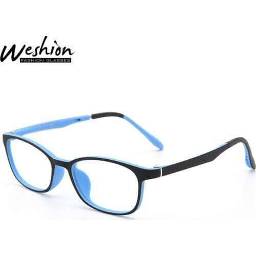 Youth Boy Girls Blue Light Glasses Kids Teens TR90 Frame Reflective Optical Junior High School Computer Eyeglasses 8 to18 UV400
