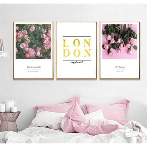 Nodic Secret Garden Poster Canvas Print Painting Wall Art Living Room Home Decoration