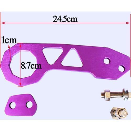 Wholesale 20pcs/lot Car Modification Trailer Hook Aluminum Alloy Bumper Towing Hook Trailer Ring Bike Hook