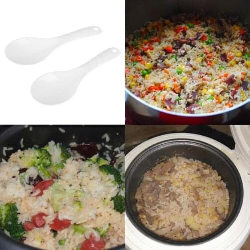 Plastic Rice Spoon Home Rice Paddle Kitchen Rice Cooker Spoon Non-Stick Proving Serving Spoons Cooking Utensils Kitchen Tools