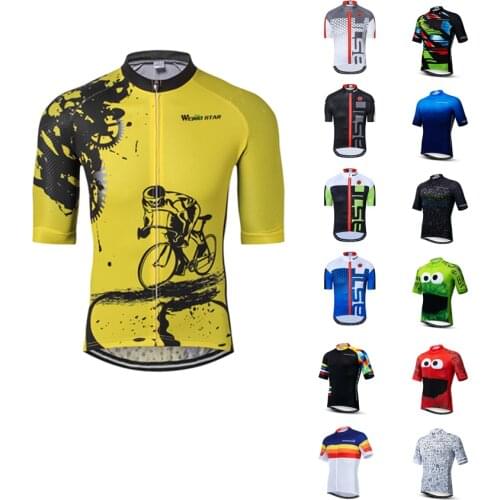 UFOBIKE Pro Team Cycling Jersey Men Summer Bicycle Jersey Racing Sport MTB Bike Jersey Cycling Shirt Maillot