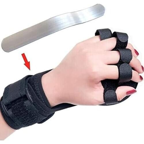 Anti-Spasticity Ball Finger Splint 2 In 1 Finger Device Training Equipment Finger Wrist Hand Orthosis with Ball Stroke