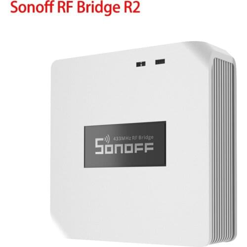 Sonoff RF Bridge 433 DW1 Door Sensor 433 RF Remote to WiFi Wireless Remote Smart Home Remote Control Via Ewelink Work with Alexa