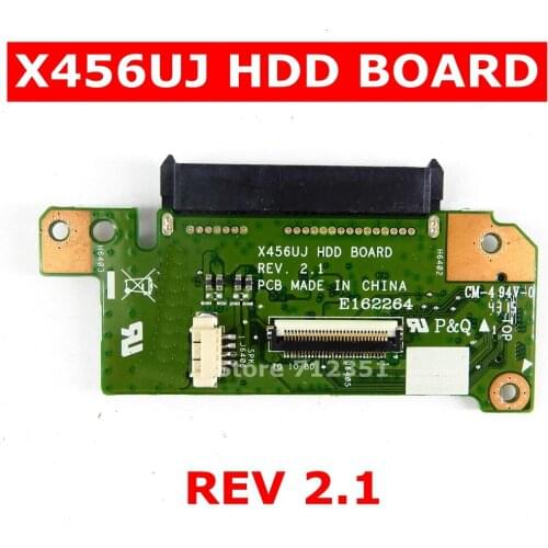 X456UJ HDD BOARD REV 2.1 For ASUS X456 X456U X456UJ Laptop motherboard Mainboard HDD BOARD IO BOARD Connectors Test 100% OK