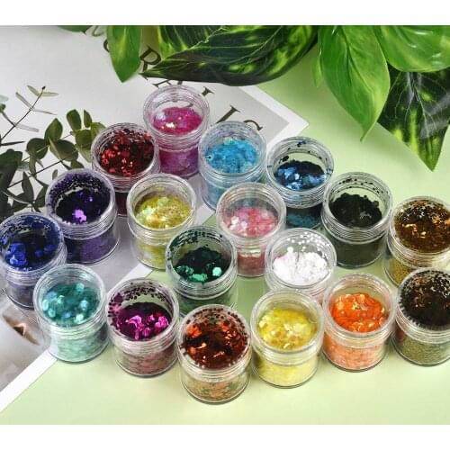 4pcs/lot Resin Casting Fillers Mix Glitter Powder 1mm 3D Art Decoration Bling Sequins Craft Accessories DIY Jewelry Filling