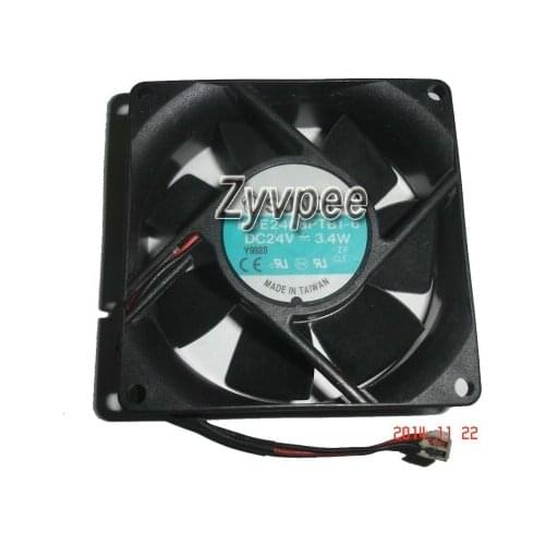 80x80x25mm KDE2408PTB1-6 24V 3.4W 2Wires 2Pin Cooling Fan