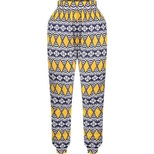 African Dashiki Print Joggers Pants Women 2021 Fashion High Waist Hippie Pants Trousers Women Casual Party African Dresses Women