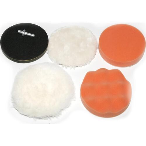 Hot Sale A set 6Pcs 4 Polishing Buffer Sponge Pad For Car Polisher Buffer Pads Car-styling Car Cleaning Wash Tools New Arrivals