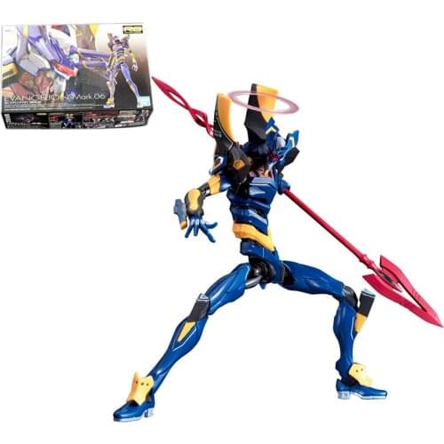 BANDAI RG Evangelion Mark.06 Model Kids Assembled Toys Robot Japanese Anime Action Figures Collections Puzzle Gifts for Children