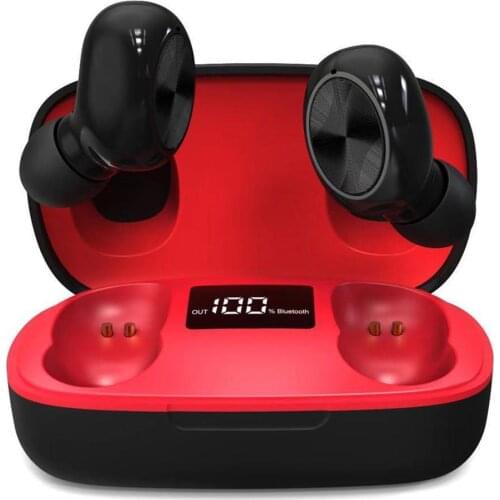 TWS Bluetooth 5.0 Earphones LED Display Wireless Earphones Earbuds with Charging Box Waterproof Earbuds Headsets With Microphone