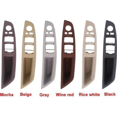 For BMW 5 Series F10 F11 F18 door inner handle left front door Interior door panel drivers seat button switch frame storage box