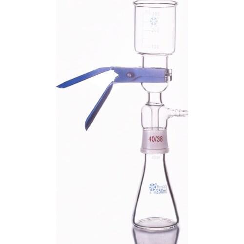 Sand core filter 200ml,Solvent filter,All-glass microporous membrane filter,Mobile phase filter