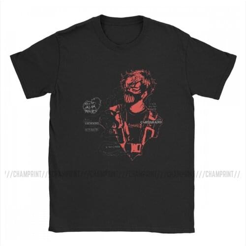 Corpse Husband Red T Shirt Mens Cotton Humorous T-Shirts O Neck Tees Short Sleeve Clothes Graphic