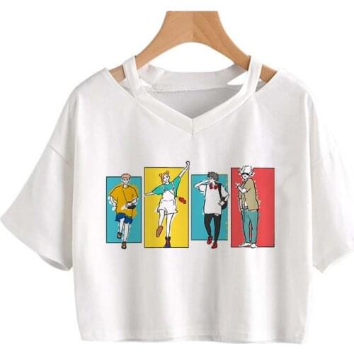 Japanese Anime Jujutsu Kaisen T Shirt Gojo Satoru Tops Yuji Itadori Graphic Tees Cool T-shirt 90s Gothic Clothes Tshirt Manga