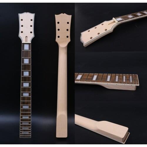 24.75 Inch 628 mm 22Fret Electric Guitar Neck Unfinished Mahogany Make and Rosewood FIngerboard