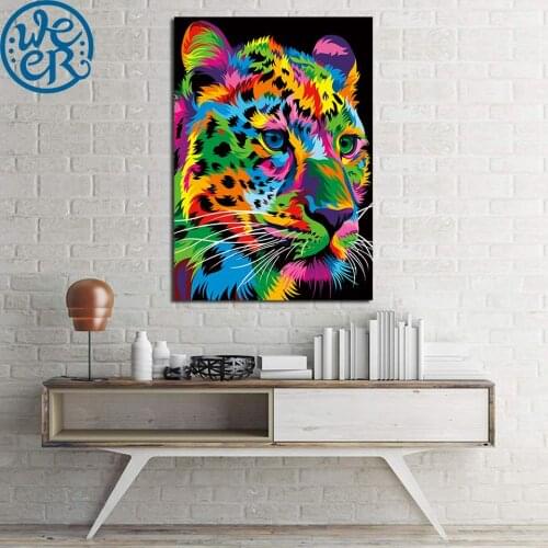 HD canvas paingting 1 piece Fast & Focused Cheetah by Weer Natures Colors Colletion decoration canvas print art for living room