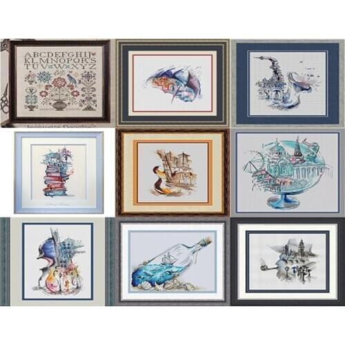 Chinese cross stitch kits counted stamped 14 11CT new year sales promotion Color city