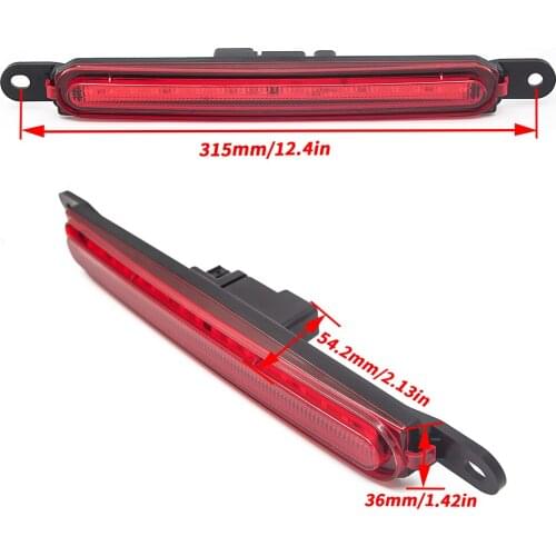 LED High Mount Third Brake Light For Mitsubishi Lancer EVO 2008-2010 Brake Bumper Light Rear Brake Light Stop Lamp Rubber ring
