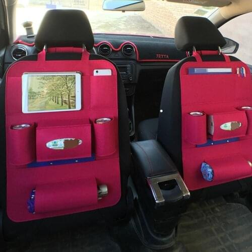 80% Hot Sales Car Seat Back Multi-Pocket Hanging Organizer Phone Holder Travel Storage Bag