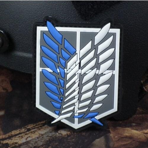 Attack on Titan DIY Iron On Patch Embroidered Applique Sewing Label Clothes Stickers Apparel Accessories Badge Wings of Liberty