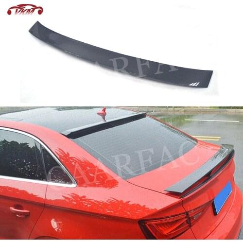 Carbon Fiber / FRP Rear Boot Spoiler Trunk GT Racing Wings for Audi A3 S3 RS3 Sedan 2014 -2018 Car Styling