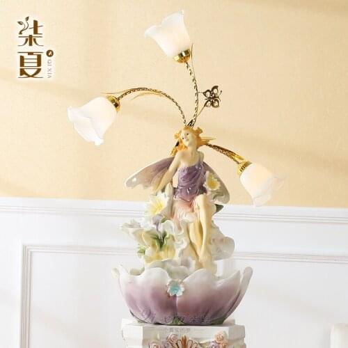 Seven summer decoration Decor lamp creative Home Furnishing European Water ornaments wedding gifts housewarming gift