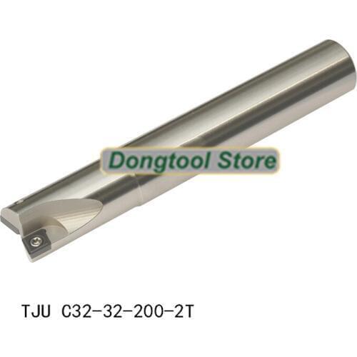 TJU C32 32 200 2T end mill Shoulder Cutter For Milling Machine 2Flute of cnc lathe turning tools without blade