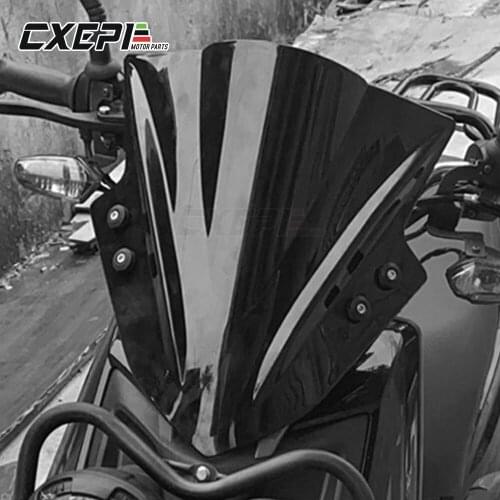 Motorcycle Windshield Windscreen With adjustable bracket Wind Screen For CFmoto 400nk 650NK 150nk 250nk