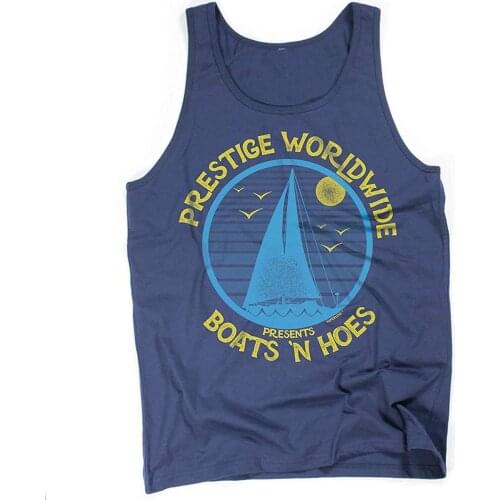LifeWheeled Funny Graphic Boats Hoes Mens Womens Unisex Prestige Worldwide Novelty Movie Sailing Tank Top Memorial T-Shirt