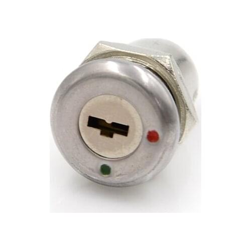 12mm Mini Key Switch ON/OFF Lock Switch KS-01 KS01 Electronic Switch 250VAC 1A, 125VAC 2A