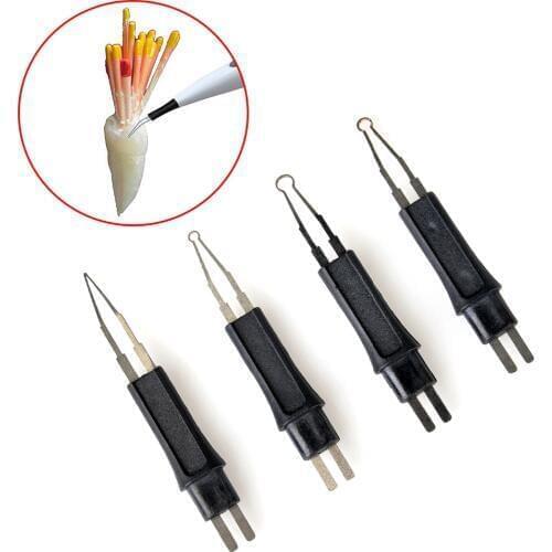 AZDENT 4 Tips/set for Dental Gutta Percha Tooth Gum Cutter Endo Gutta Cutter Tooth Teeth Whitening Oral Hygiene Oral Care