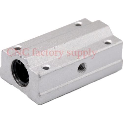 4pcs/lot Free shipping SC16LUU SCS16LUU 16mm long type Linear Ball Bearing Block CNC Router
