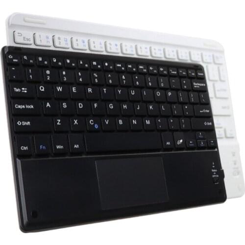 7/9/10 Inches Wireless Bluetooth Lightweight Keyboard with Touchpad Cellphone Tablet Keyboard Portable Travel Keypad
