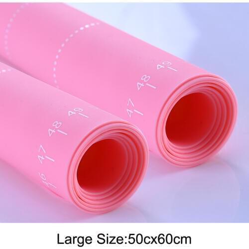 Non-Stick Silicone Baking Mat With Scale Rolling for protecting diamond painting Tools Large size 60x50cm