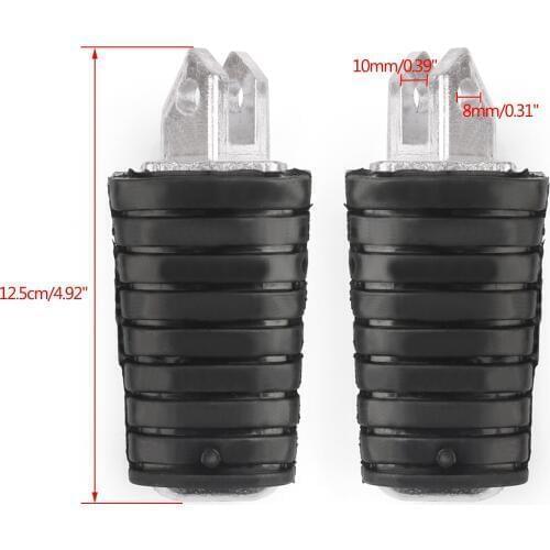 Areyourshop for Yamaha XV125 VIRAGO 125 XV250 XV400 XV500 XV535 XVS650 V-STAR XVS250 XVS125 Foot Pegs Front Footrest Steel Motor