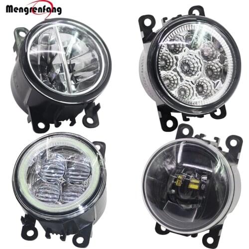 Car Accessories Fog light Kit Angel Eye DRL Daytime Running Light 12V For Fiat 500 Panda Punto Sedici