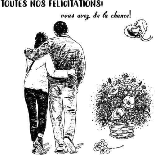 DABOXIBO Flower Basket Clear Stamps Mold For DIY Scrapbooking Cards Making Decorate Crafts 2020 NEW Arrival