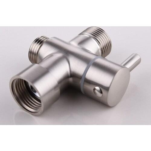 Brushed copper water dispenser toilet spray gun companion tee fitting bidet valve