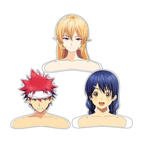 Food Wars!Shokugeki no Soma Megumi Tadokoro Clothes Hangers Anime Model Toys Household Clothing Store Suit Hanger Model Toys