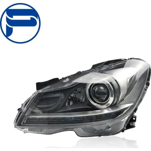 Headlight headlamps for Mercedes Benz C class W204 with HID for 2012 years