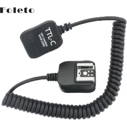 Foleto E-TTL FLASH Off Camera Cord Cable hot Shoe Mount for Canon 5d 7d 5diii 6d 600EX 430EX 580EX II 380EX OC-E3 3M Speedlite