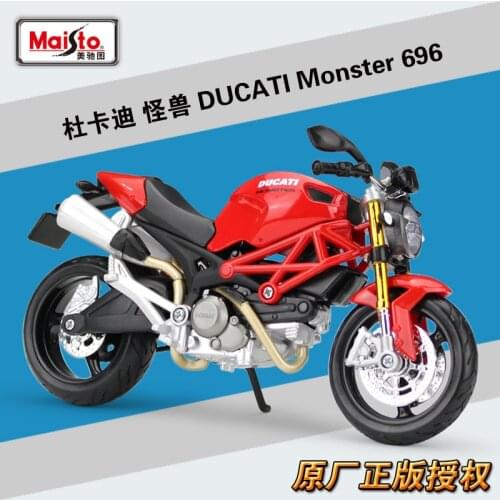 1:12 Maisto DUCATI Monster 696 Metal Diecast Motorcycle Collectibles Model Motorbike