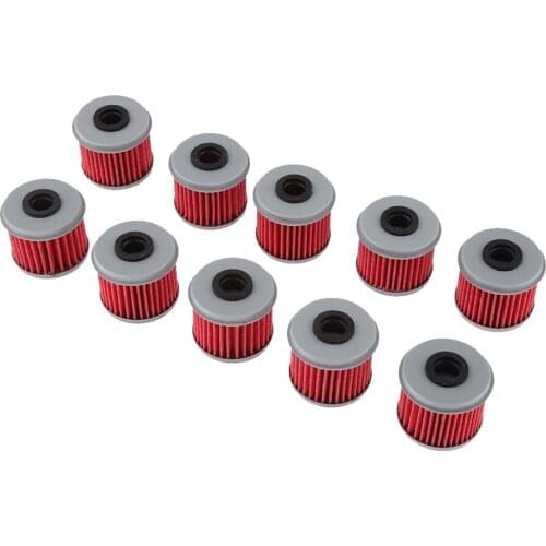 Metal-Free Oil Filter Red Universal Suitable for Honda TRX450R CRF250X CRF450X