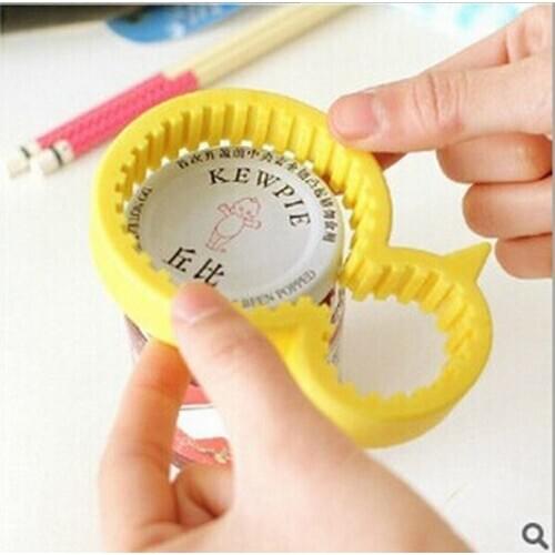 1PC Silicone Small Yellow Duck Multi-Function Jars/Bottles Opener Kitchen Tool Beer Opener KW 033