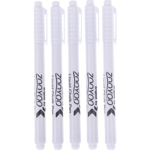 New 3Pcs 13.5cm White Liquid Chalk Pen Marker Chalkboard Blackboard Liquid Ink Pen Used on Chalkboard Window Erasable